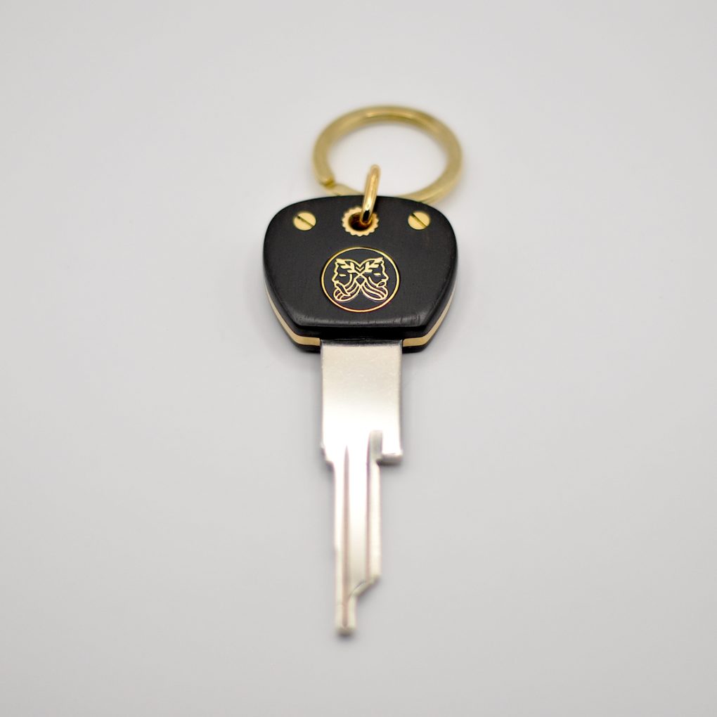 Clé Compatible Citroën DS Ebène / Laiton – Image 2