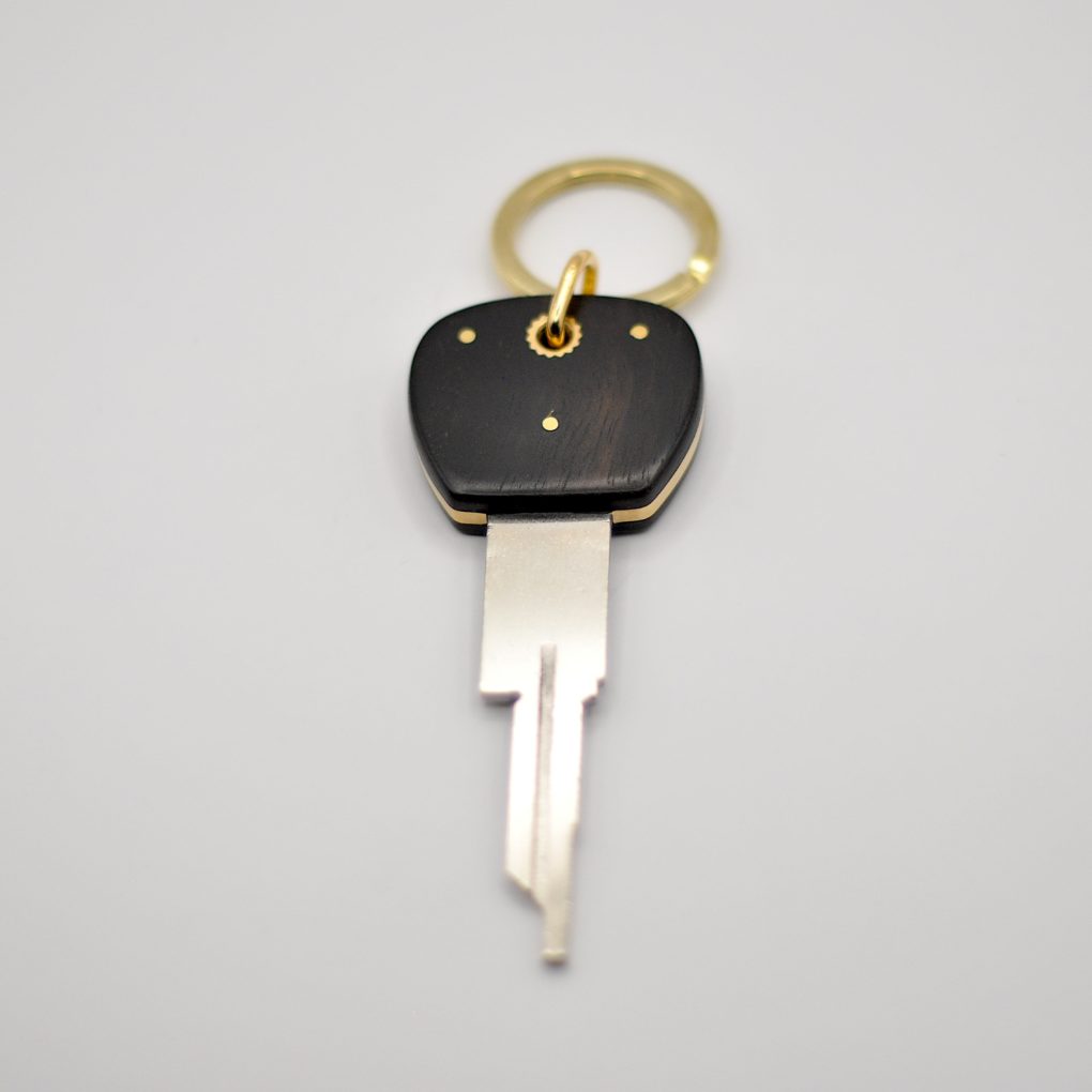 Clé Compatible Citroën DS Ebène / Laiton – Image 3