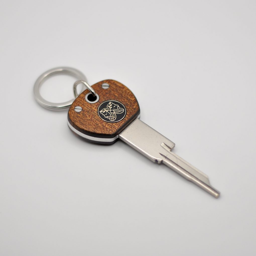 Clé Compatible Citroën DS Acajou / Aluminium