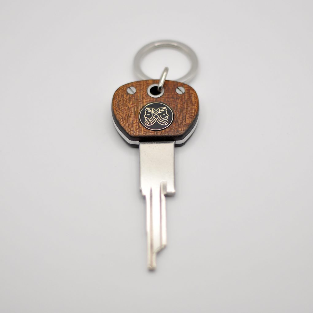 Clé Compatible Citroën DS Acajou / Aluminium – Image 2