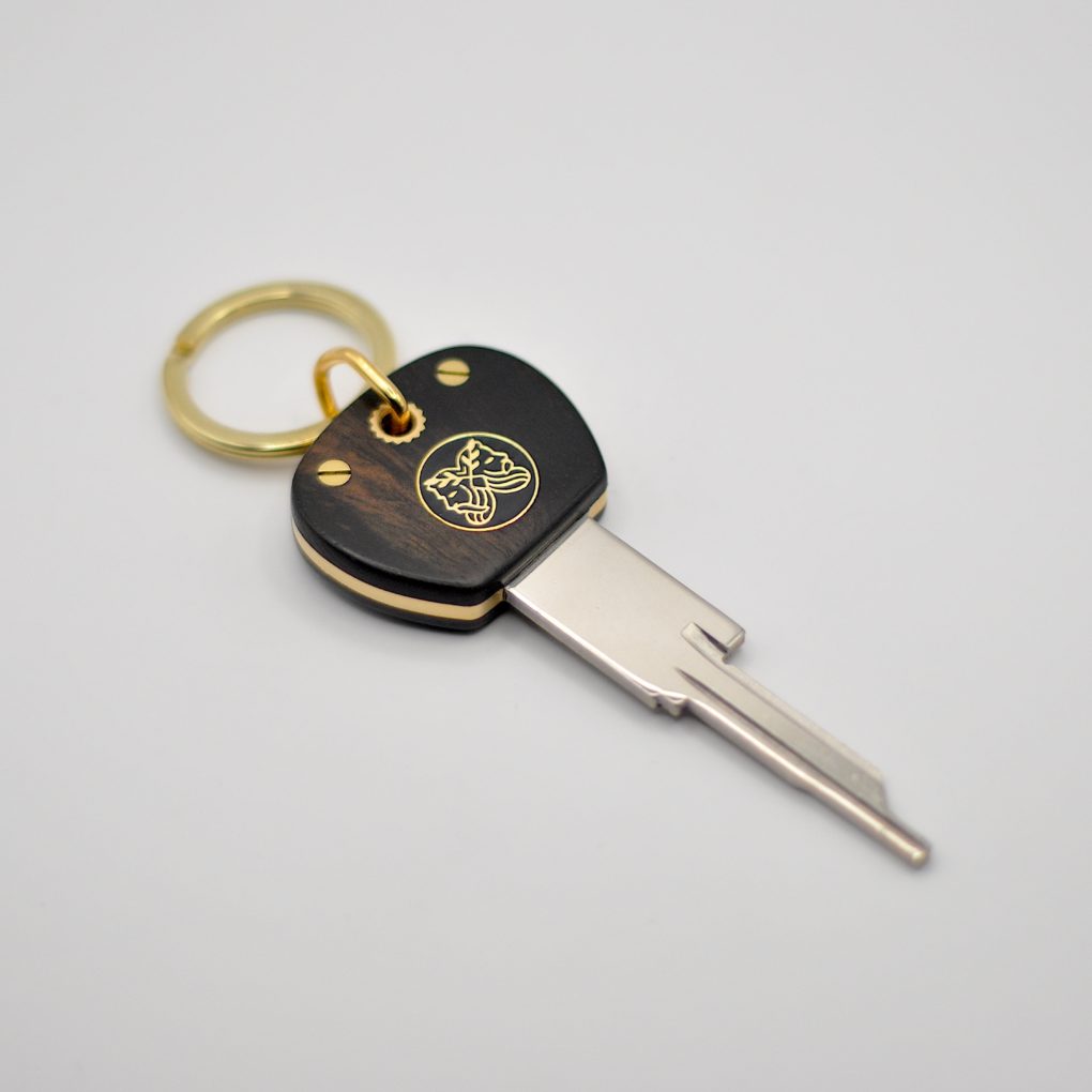 Clé Compatible Citroën DS Ebène / Laiton