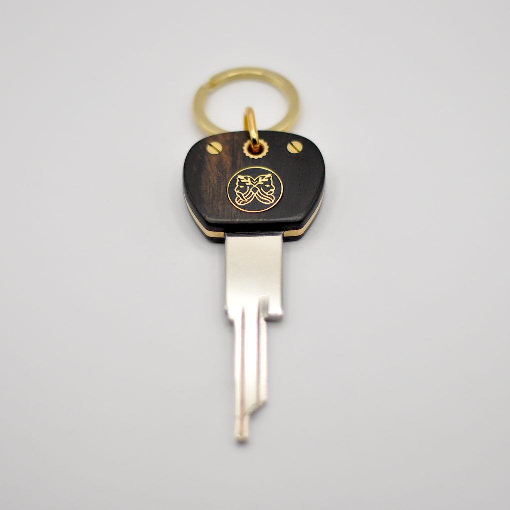 Clé Compatible Citroën DS Ebène / Laiton – Image 2