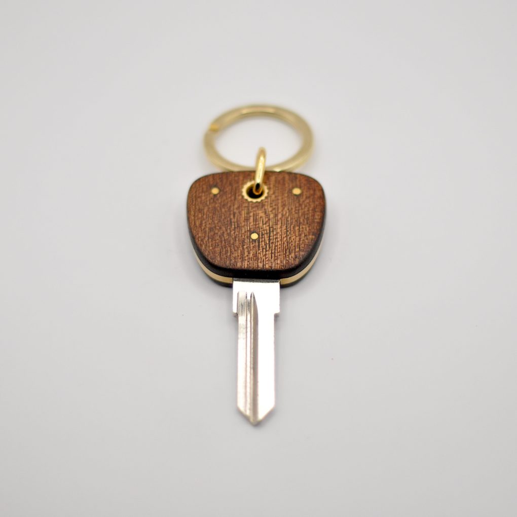 Clé Compatible BMW Acajou / Laiton – Image 3