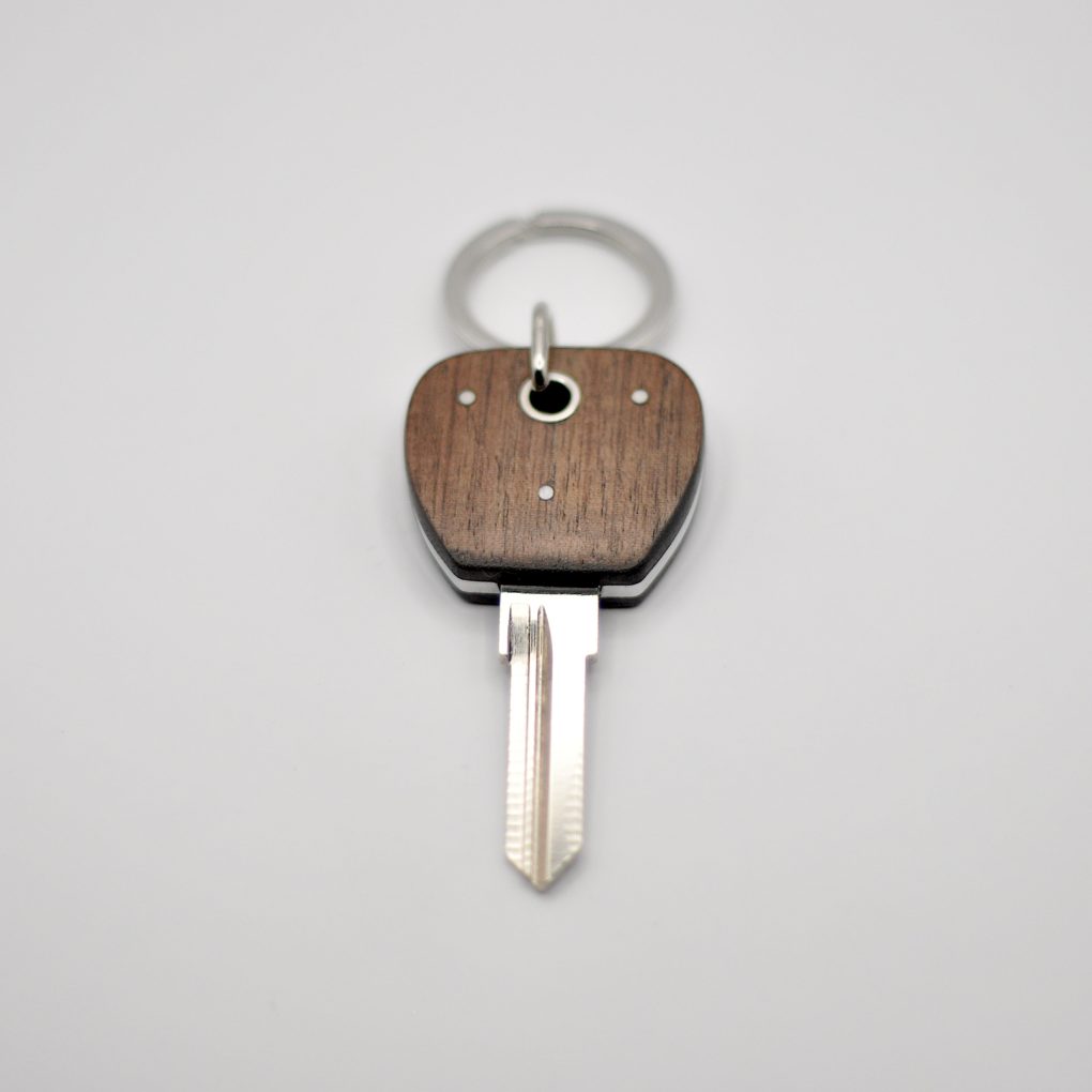 Clé Compatible BMW Noyer / Aluminium – Image 3