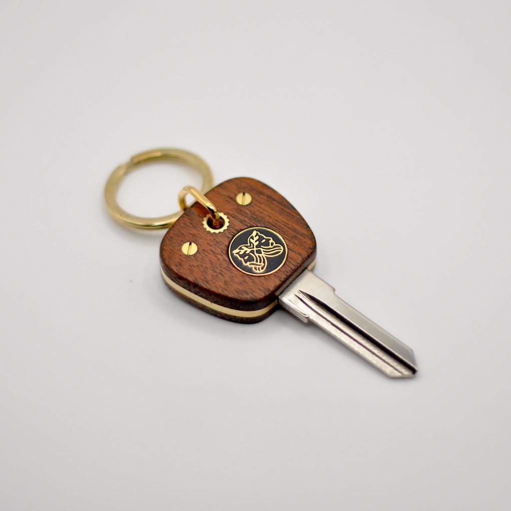 Clé Compatible BMW Acajou / Laiton