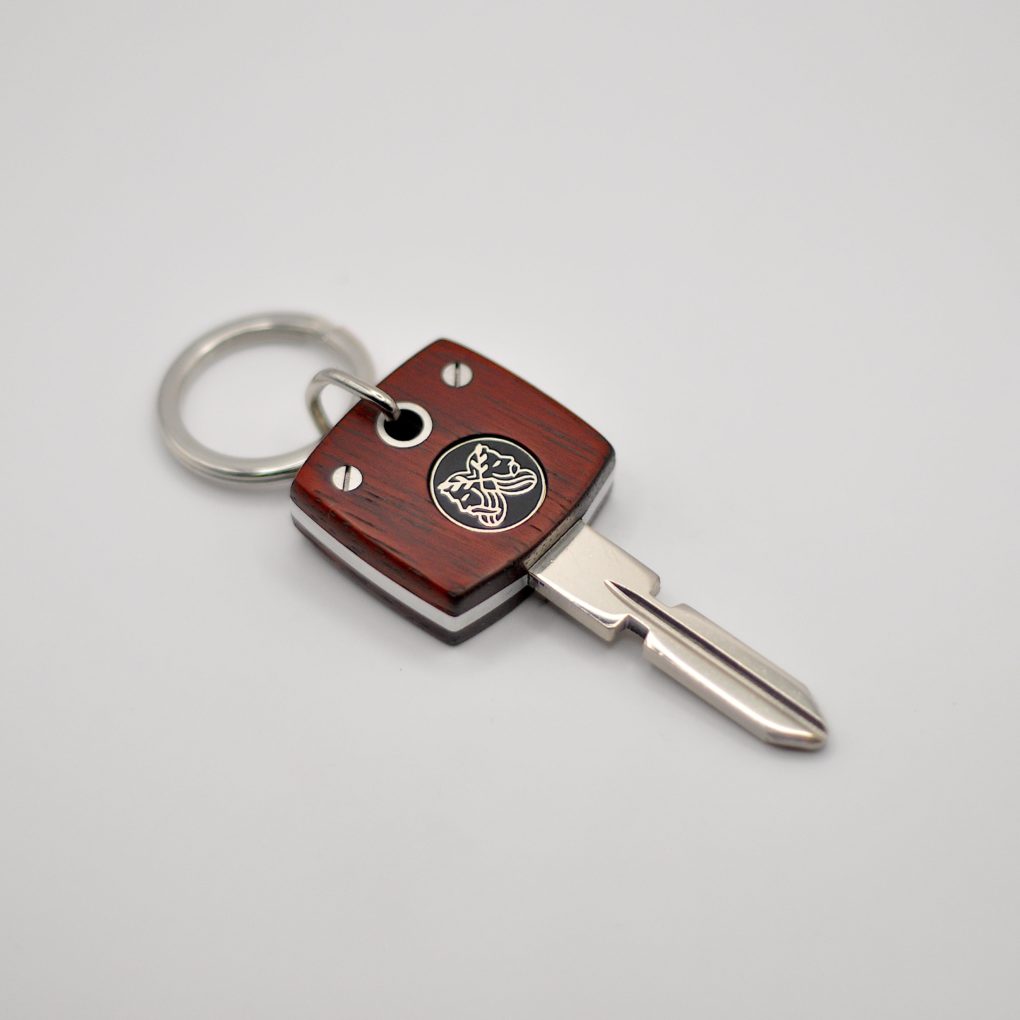 Key Compatible Mercedes Sheesham red / Aluminum