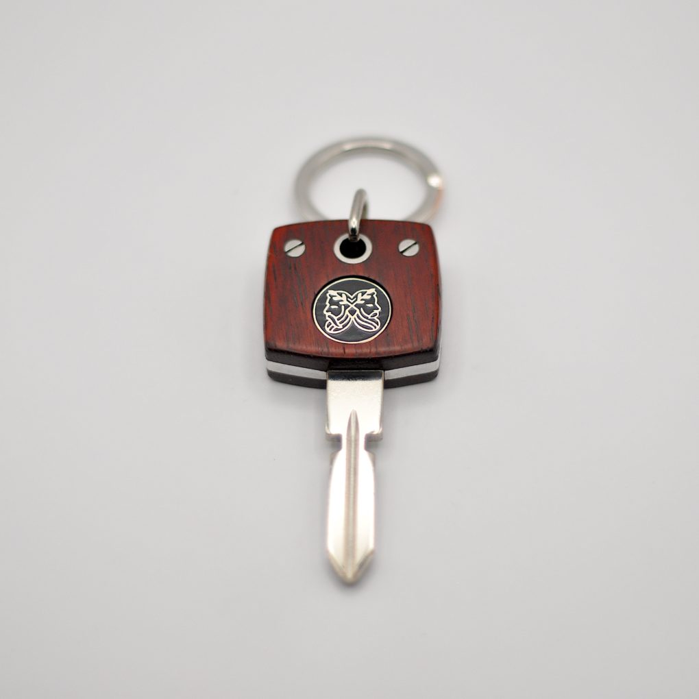 Key Compatible Mercedes Sheesham red / Aluminum - Image 2