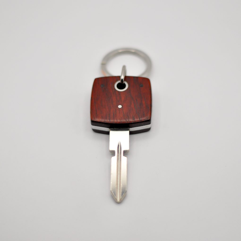 Key Compatible Mercedes Sheesham red / Aluminum - Image 3