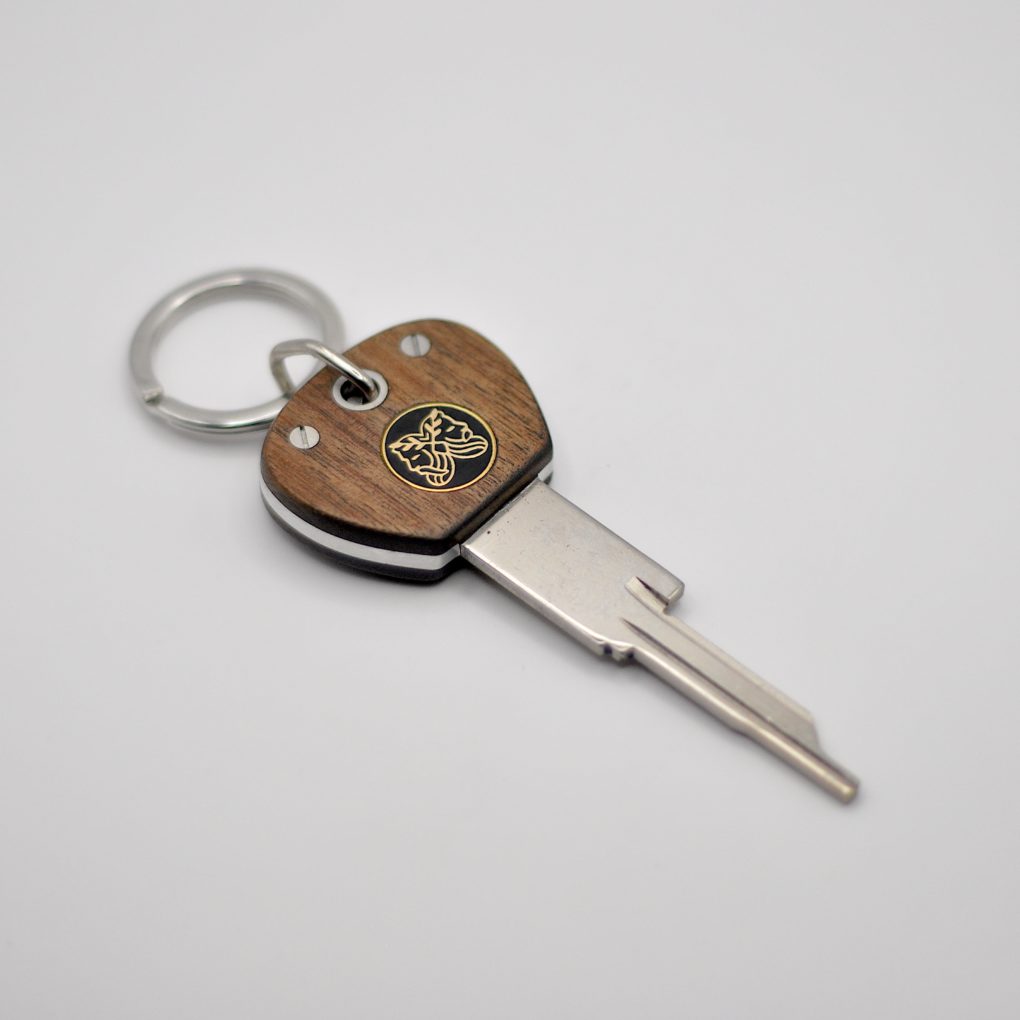 Clé Compatible Citroën DS Noyer / Aluminium